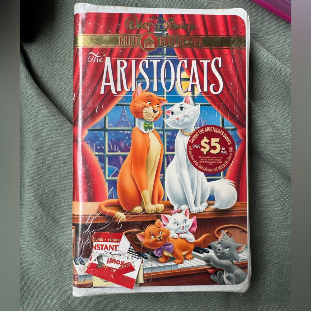 The Aristocats vintage unopened VHS Tape